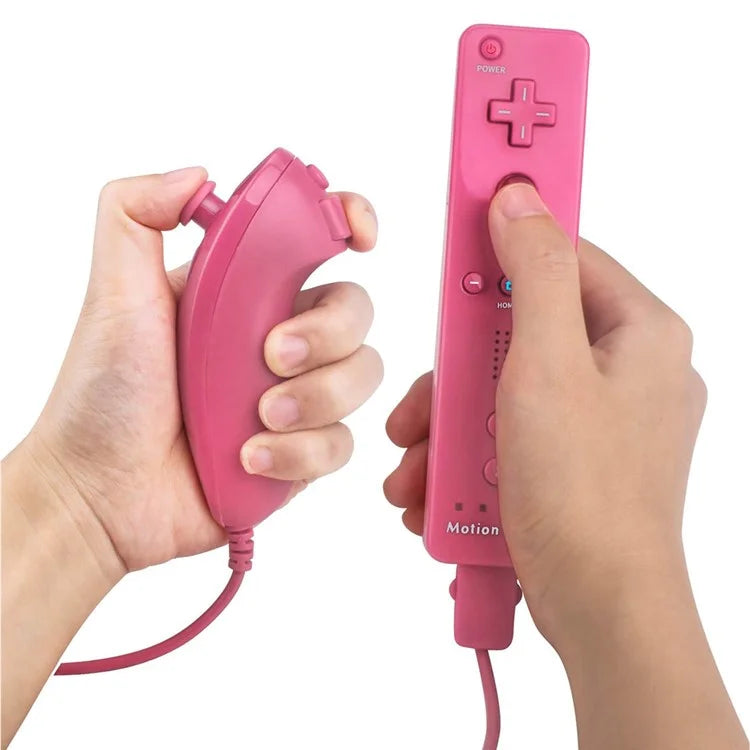 8512 For Wii U / Wii Console Remote Controller Game Wireless Handle Grip Built-in Motion Plus