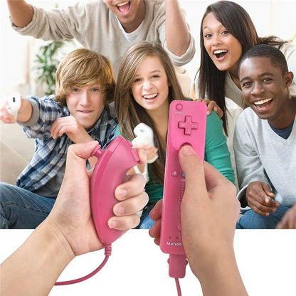 8512 For Wii U / Wii Console Remote Controller Game Wireless Handle Grip Built-in Motion Plus