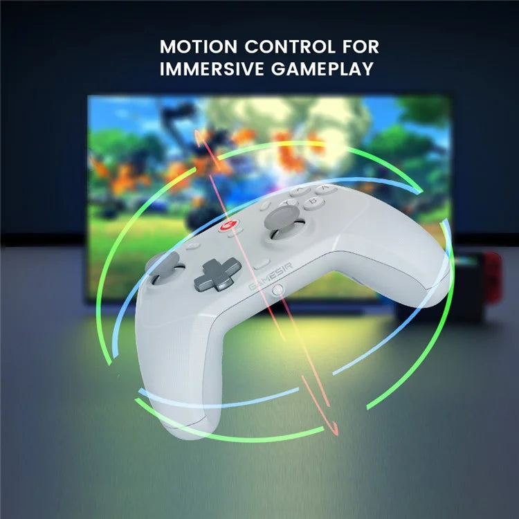 GAMESIR T4C Wireless Bluetooth Gamepad with Hall Effect Joy-Stick Controller for Nintendo Switch Android iOS Windows
