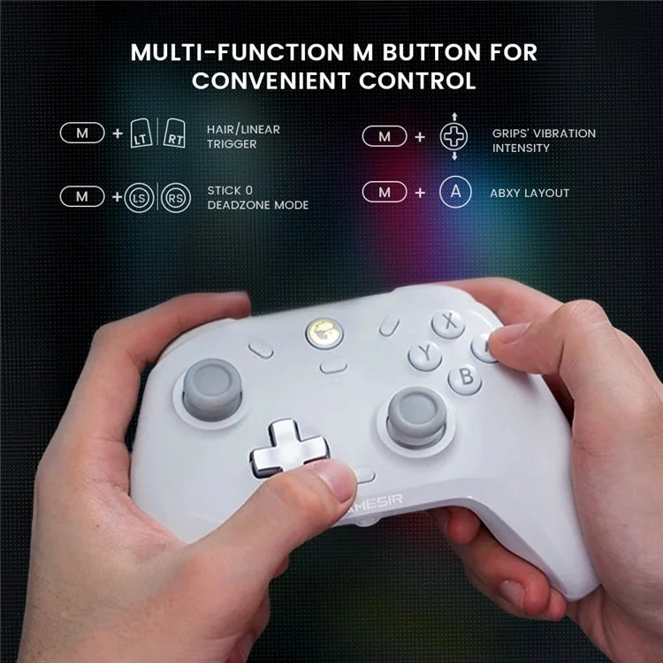 GAMESIR T4C Wireless Bluetooth Gamepad with Hall Effect Joy-Stick Controller for Nintendo Switch Android iOS Windows