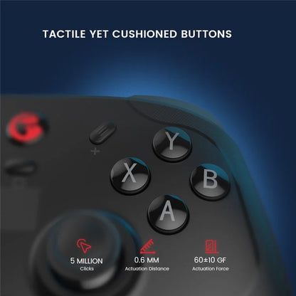 GAMESIR T4 Cyclone Pro Bluetooth Wireless Controller for PC, Switch, iOS, and Android 2.4G Gamepad with Hall Effect Joystick