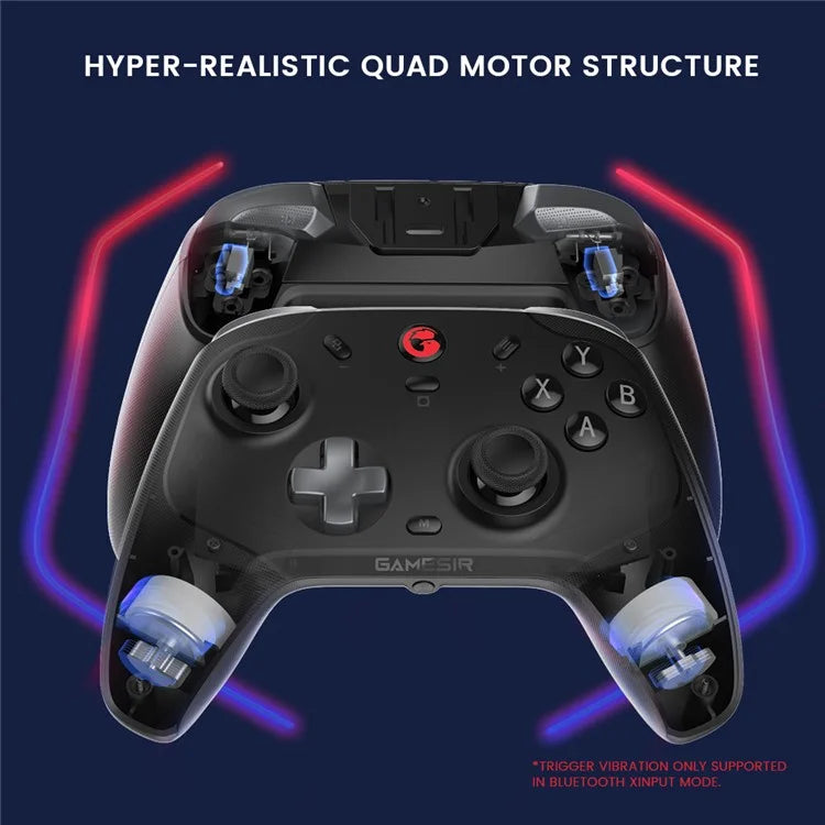 GAMESIR T4 Cyclone Pro Bluetooth Wireless Controller for PC, Switch, iOS, and Android 2.4G Gamepad with Hall Effect Joystick