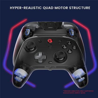 GAMESIR T4 Cyclone Pro Bluetooth Wireless Controller for PC, Switch, iOS, and Android 2.4G Gamepad with Hall Effect Joystick