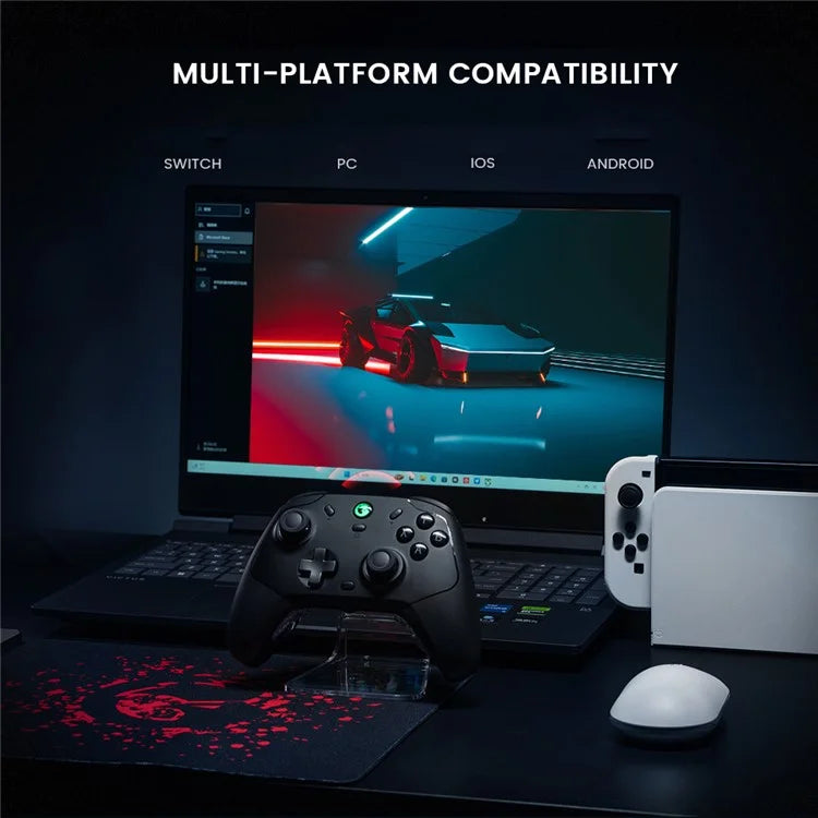GAMESIR T4 Cyclone Pro Bluetooth Wireless Controller for PC, Switch, iOS, and Android 2.4G Gamepad with Hall Effect Joystick
