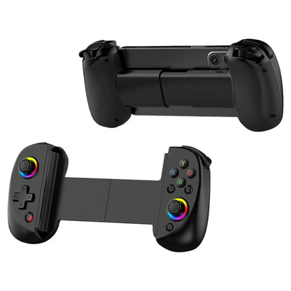 D8 Cell Phones Stretchable Controller Wireless Bluetooth Gamepad with RGB Light for PS3, PS4, Nintendo Switch