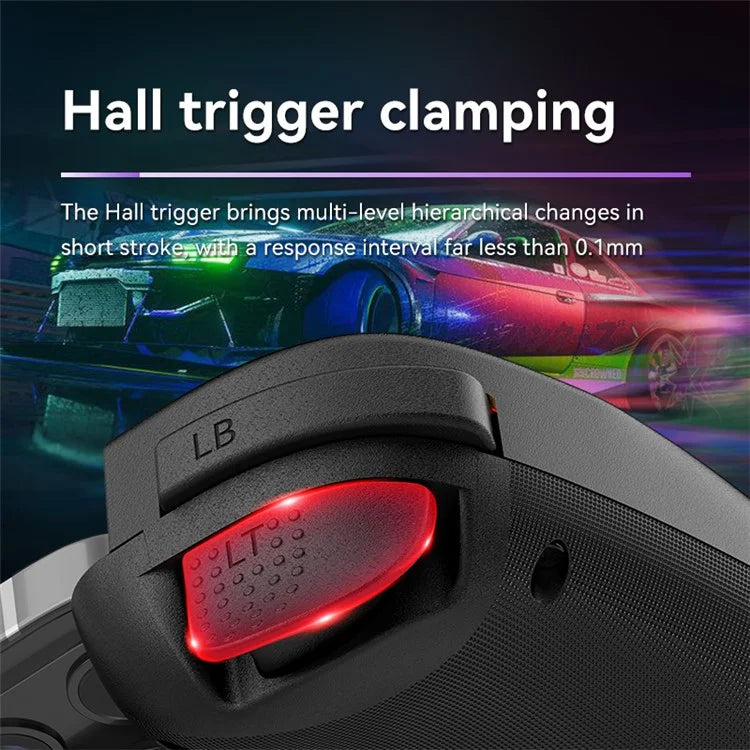 D8 Cell Phones Stretchable Controller Wireless Bluetooth Gamepad with RGB Light for PS3, PS4, Nintendo Switch