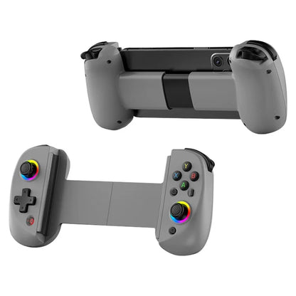 D8 Cell Phones Stretchable Controller Wireless Bluetooth Gamepad with RGB Light for PS3, PS4, Nintendo Switch