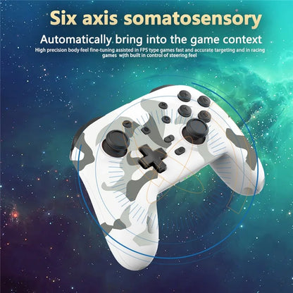 S07 Six Axis Vibration Bluetooth Controller for E-Sports TURBO Function Wireless Gamepad