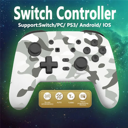 S07 Six Axis Vibration Bluetooth Controller for E-Sports TURBO Function Wireless Gamepad