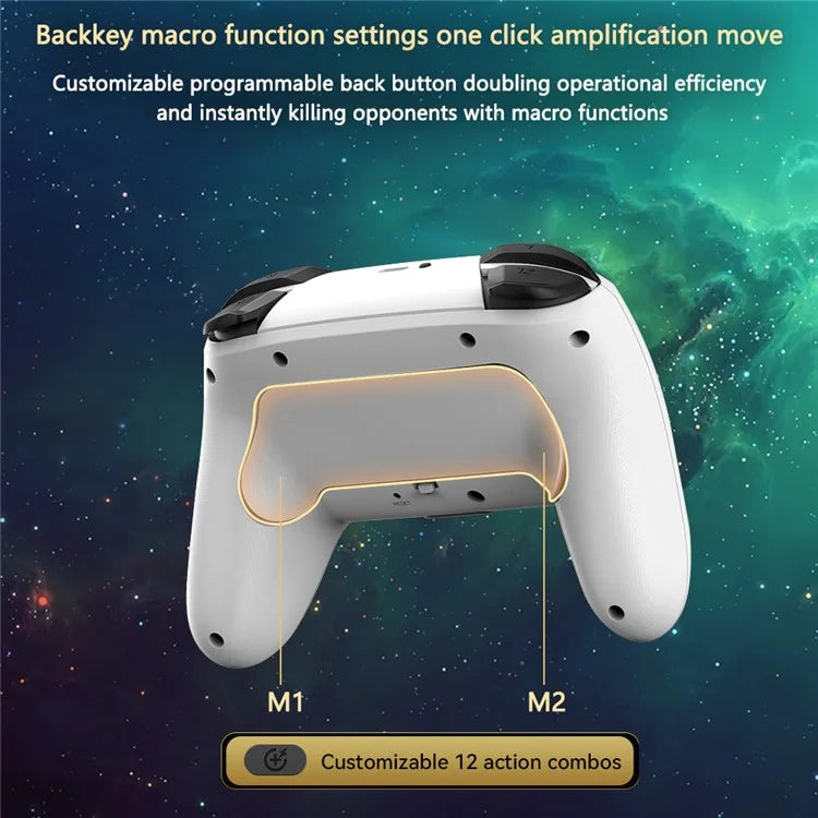 S07 Six Axis Vibration Bluetooth Controller for E-Sports TURBO Function Wireless Gamepad