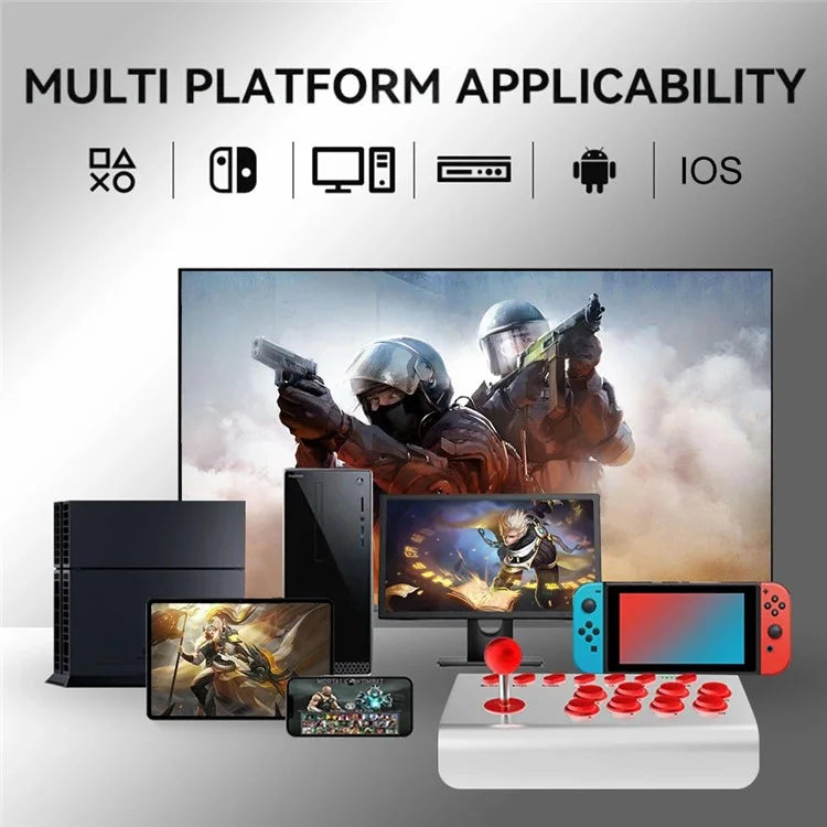 BSP-Y02 Arcade Joystick Controller Universal Classic Handle Gamepad for PS4 Nintendo Switch Android iOS Cell Phone