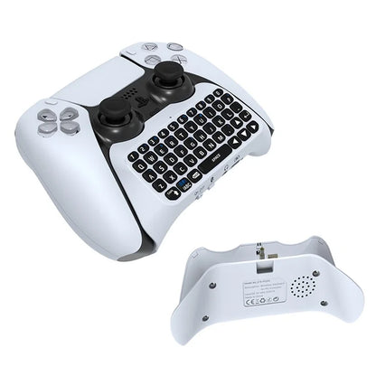 JYS P5121 Compatible with PS5 Controller Bluetooth Keyboard 500mAh Wireless Gaming Keypad Built-In Speaker Chat Voice