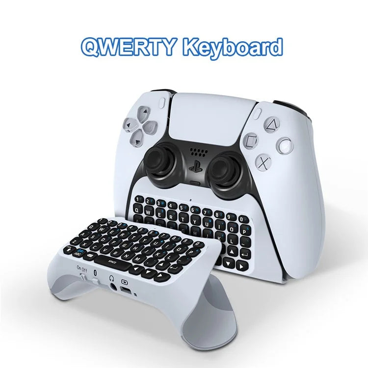 JYS P5121 Compatible with PS5 Controller Bluetooth Keyboard 500mAh Wireless Gaming Keypad Built-In Speaker Chat Voice