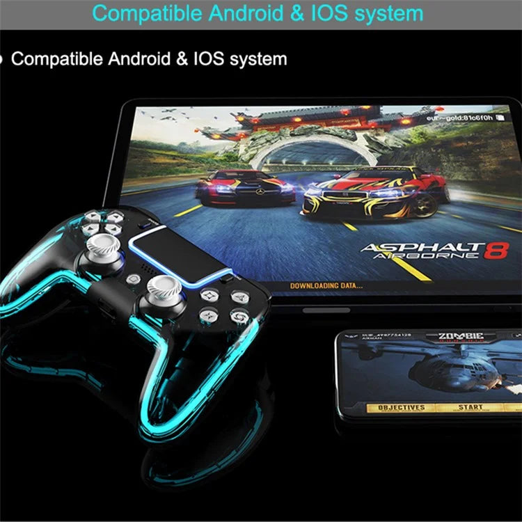 HONCAM STK-4007L Bluetooth Wireless Controller for PS4 Game Console Joy-Sticks Game Handle