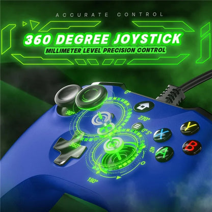 PC001 PC Wired Game Handle for Android / Windows System Controller for Nintendo Switch / PS3 Game Console TV Box Gamepad