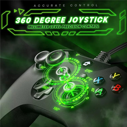 PC001 PC Wired Game Handle for Android / Windows System Controller for Nintendo Switch / PS3 Game Console TV Box Gamepad
