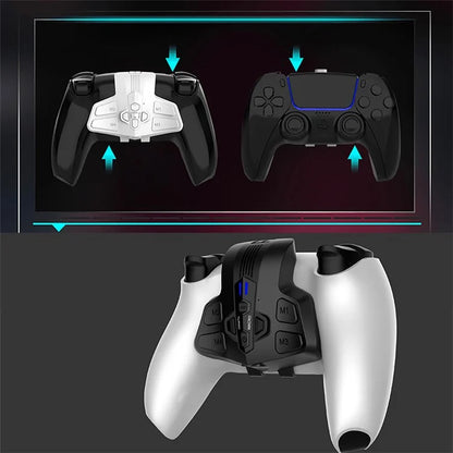 SZ-305 Back Button Attachment for PS5 Controller Back Paddles Macro Function / Plug and Play, Controller Accessories