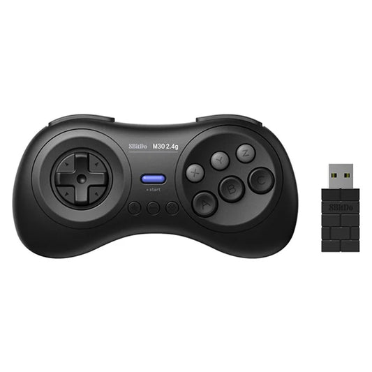 8BITDO M30 2.4G Wireless Gamepad with 6-Button Layout for Sega Genesis Mini / Mega Drive Mini / Switch