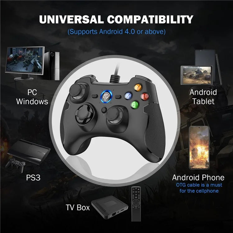 EASYSMX ESM-9100 Wired Controller Handheld Gamepad for PC /  PS3 / TV / Phone