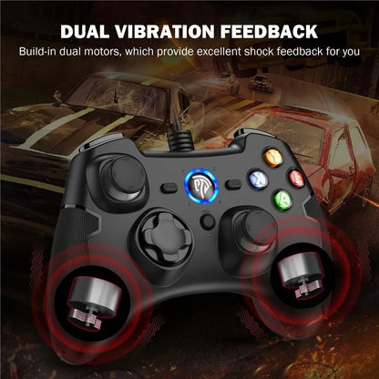 EASYSMX ESM-9100 Wired Controller Handheld Gamepad for PC /  PS3 / TV / Phone
