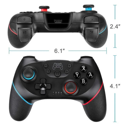 SW001+ Wireless Bluetooth Controller for Nintendo Switch Gamepad with Vibration, 6-Axis Motion Sensor