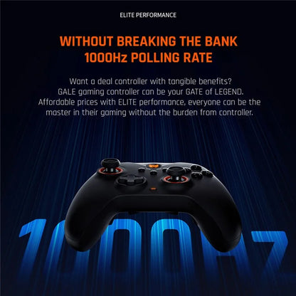 BIGBIGWON GALE Hall Effect Trigger Wireless Controller with Charging Dock for PC / Nintendo Switch