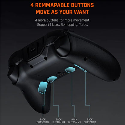 BIGBIGWON GALE Hall Effect Trigger Wireless Controller with Charging Dock for PC / Nintendo Switch