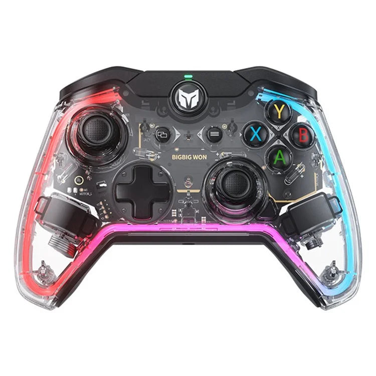 BIGBIGWON C1 Type-C Wired Gaming Controller for PC, Switch E-Sports RGB Light Gamepad