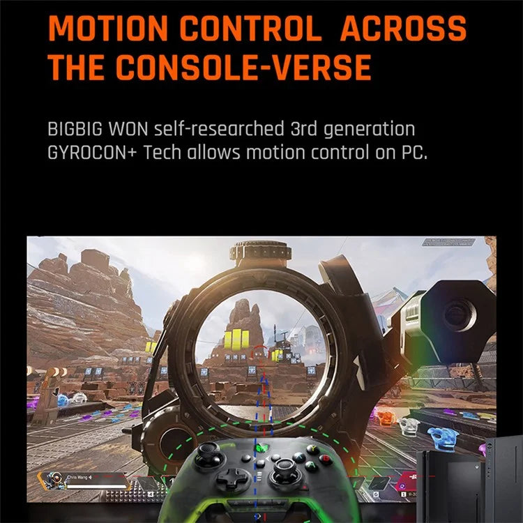 BIGBIGWON GALE For Nintendo Switch PC Android iOS Wireless Game Controller (Standard Version)