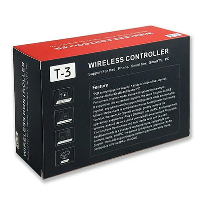 T3 Wireless Gamepad for Smartphones, Tablets
