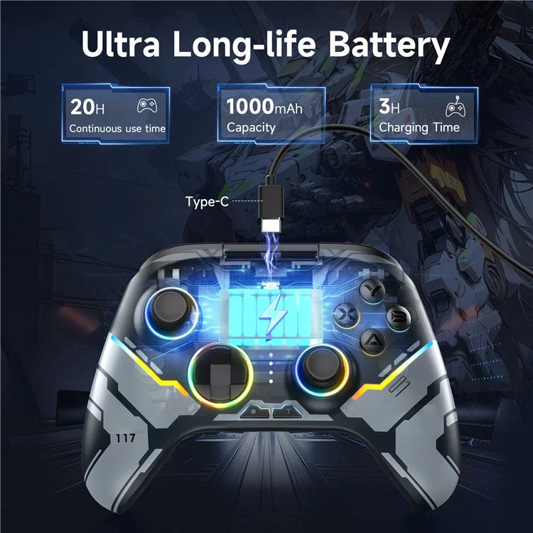 EASYSMX X15 2.4G Wireless Game Controller Gamepad with Receiver