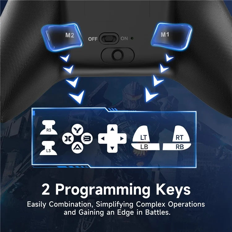 EASYSMX X15 2.4G Wireless Game Controller Gamepad with Receiver