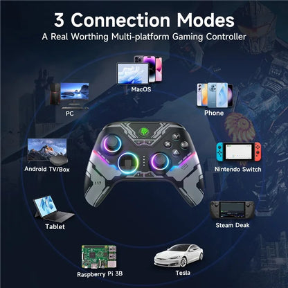 EASYSMX X15 2.4G Wireless Game Controller Gamepad with Receiver