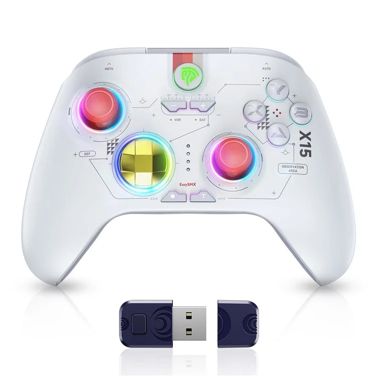 EASYSMX X15 2.4G Wireless Game Controller Gamepad with Receiver