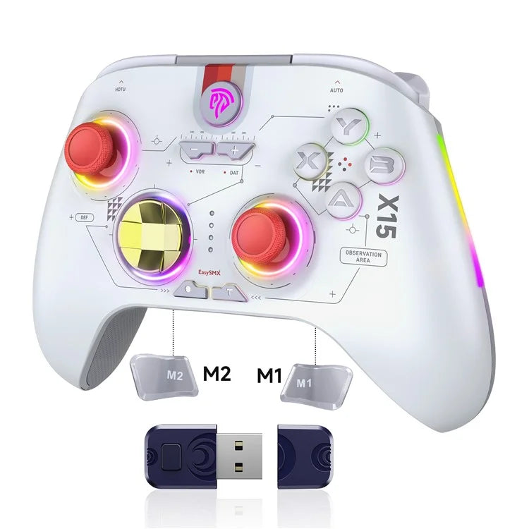 EASYSMX X15 2.4G Wireless Game Controller Gamepad with Receiver