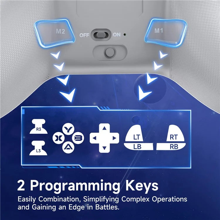 EASYSMX X15 2.4G Wireless Game Controller Gamepad with Receiver