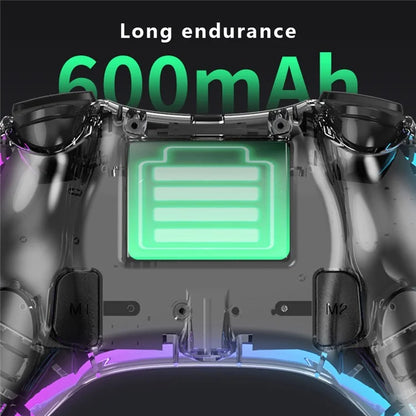 SO3 For Nintendo Switch Phone Laptop Game Controller RGB Transparent Bluetooth Gamepad
