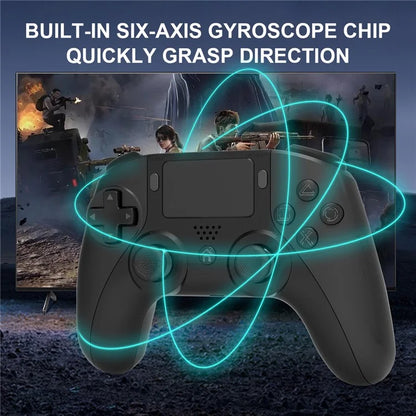 TOPWOLF HS-PS4252 For PS4 Bluetooth Controller PC Programmable Dual Vibration Gamepad