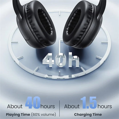USAMS YG23 Bluetooth 5.3 Headphones Over Ear Headset Up to 40H Battery Life