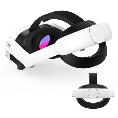 AMVR For Meta Quest 3 Adjustable Headband Pressure Reduction Head Strap VR Accessory