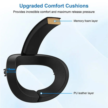 AMVR For Meta Quest 3 Adjustable Headband Pressure Reduction Head Strap VR Accessory