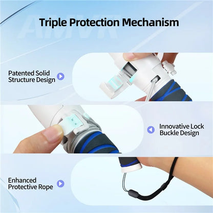 AMVR Q3JP1 For Meta Quest 3 VR Gaming Controller 3-in-1 Extension Grip Rod Auxiliary Tool
