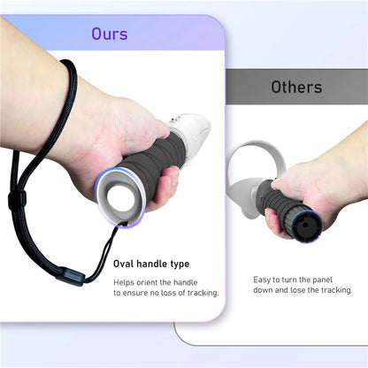 AMVR Q3JP2 For Meta Quest 3 VR Gaming Controller 1 Pair Extension Grip Rod