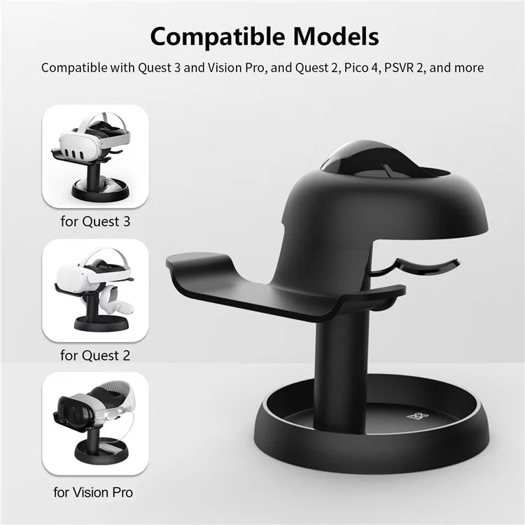 AMVR For Apple Vision Pro VR Headset Display Stand ABS Desktop Storage Bracket