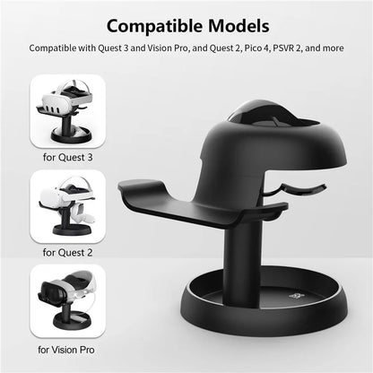 AMVR For Apple Vision Pro VR Headset Display Stand ABS Desktop Storage Bracket