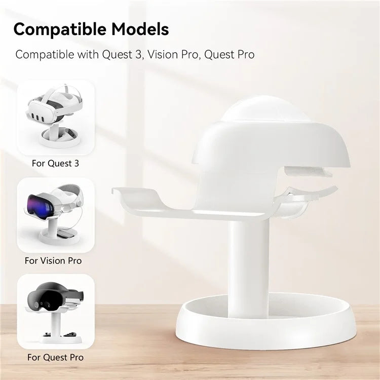 AMVR For Apple Vision Pro VR Headset Display Stand ABS Desktop Storage Bracket