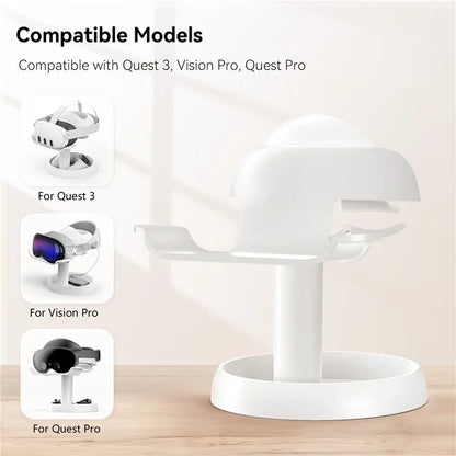 AMVR For Apple Vision Pro VR Headset Display Stand ABS Desktop Storage Bracket