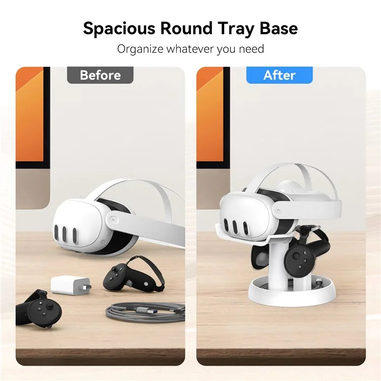 AMVR For Apple Vision Pro VR Headset Display Stand ABS Desktop Storage Bracket