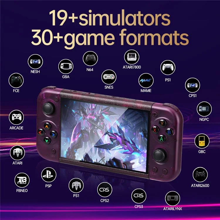 RG50XX 5-inch Screen Handheld Game Console Support Linux System HD TV Output, 15000+ Games