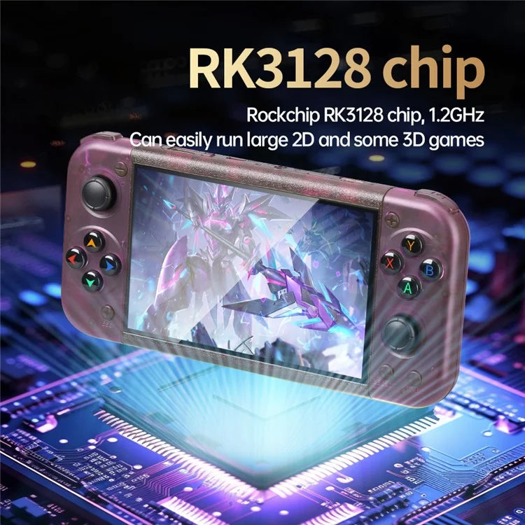 RG50XX 5-inch Screen Handheld Game Console Support Linux System HD TV Output, 15000+ Games